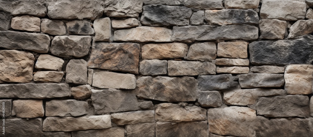 Stone wall with texture