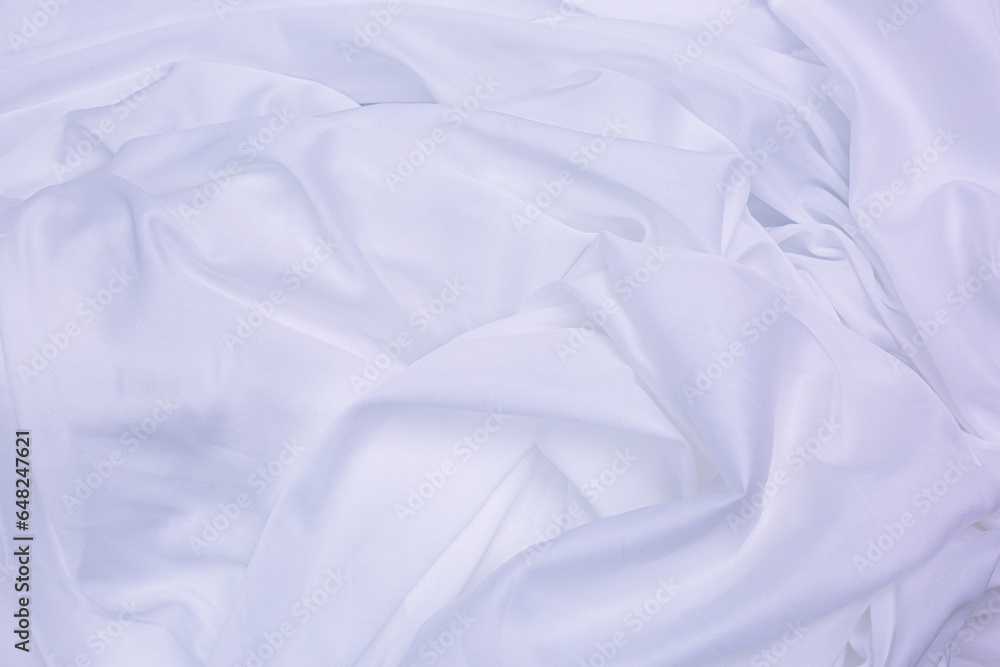Macro white cloth surface,white fabric background