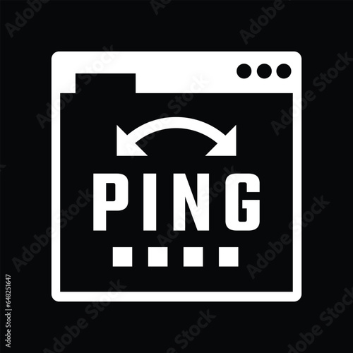 Browser icon isolated on abstract background