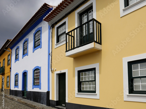 A sample of typical architecture in the city of Angra do Hero  smo Azores.