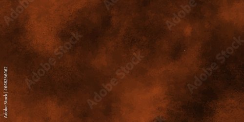 Orange ink and watercolor textures on white paper background.design business, wallpaper, template, technology and industrial construction concept.
