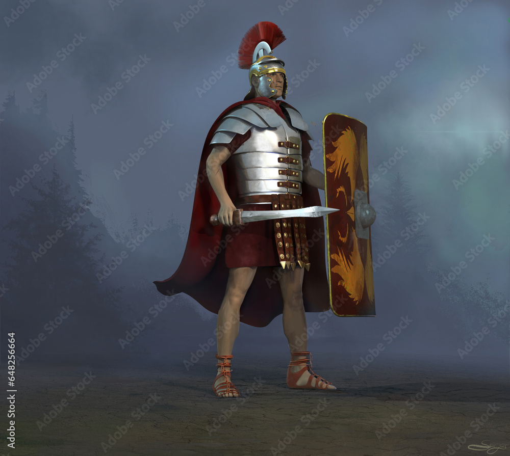 Naklejka premium Roman Centurion