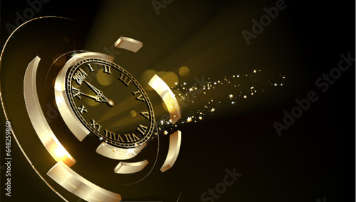 2024 Happy New Year Background Design. Vector Illustration.