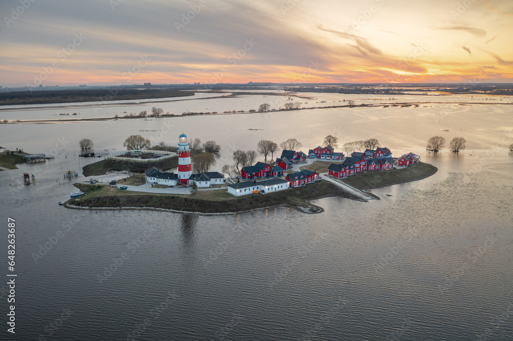 Fishing village in Ryazan. May 2023