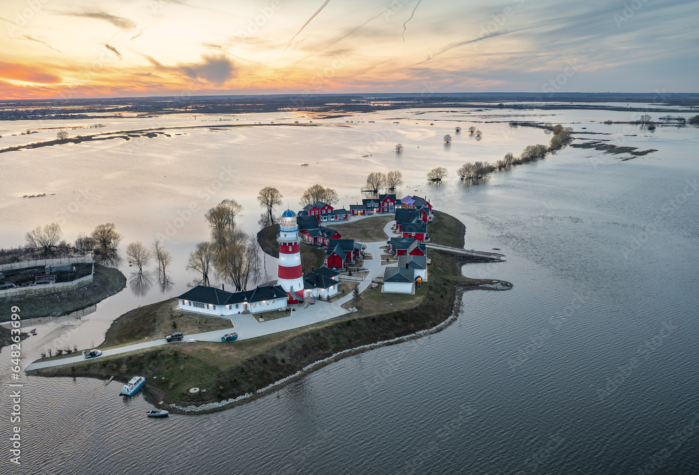 Fishing village in Ryazan. May 2023