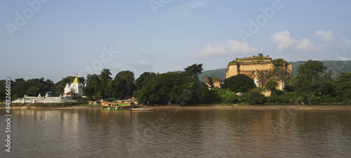 Unfinished Paya; Mingun, Burma photo