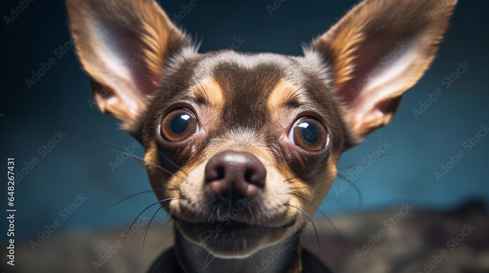 Charming Chihuahua: A Close-Up Portrait