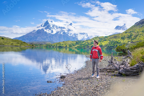 Views of Mountains in Torres del Paine National Park