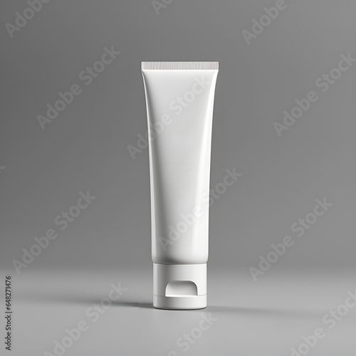 packaging template for cream or cosmetics, mockup for design