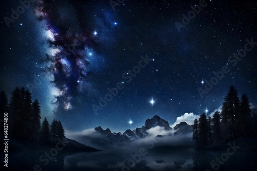 starry night sky