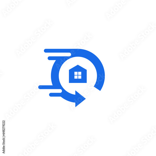 House restoration logo icon vector