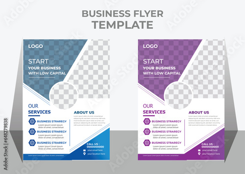 modern design template for business presentation