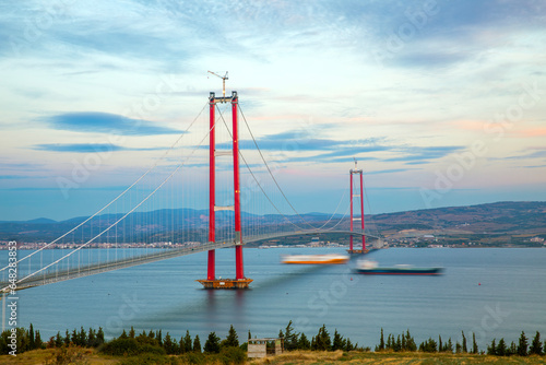 new bridge connecting two continents 1915 canakkale bridge (dardanelles bridge), Canakkale, Turkey