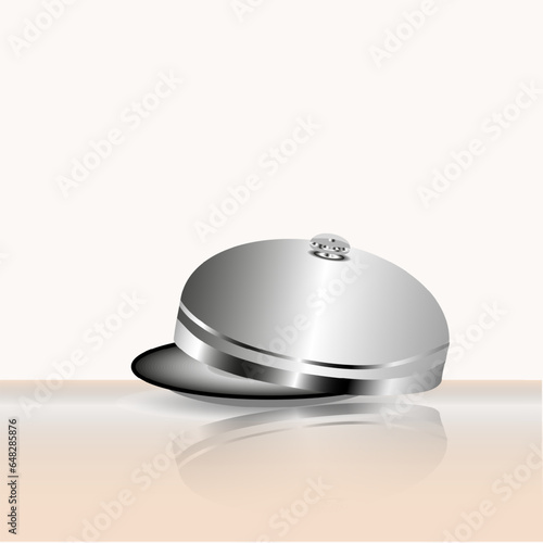 matte stainless steel cloche 