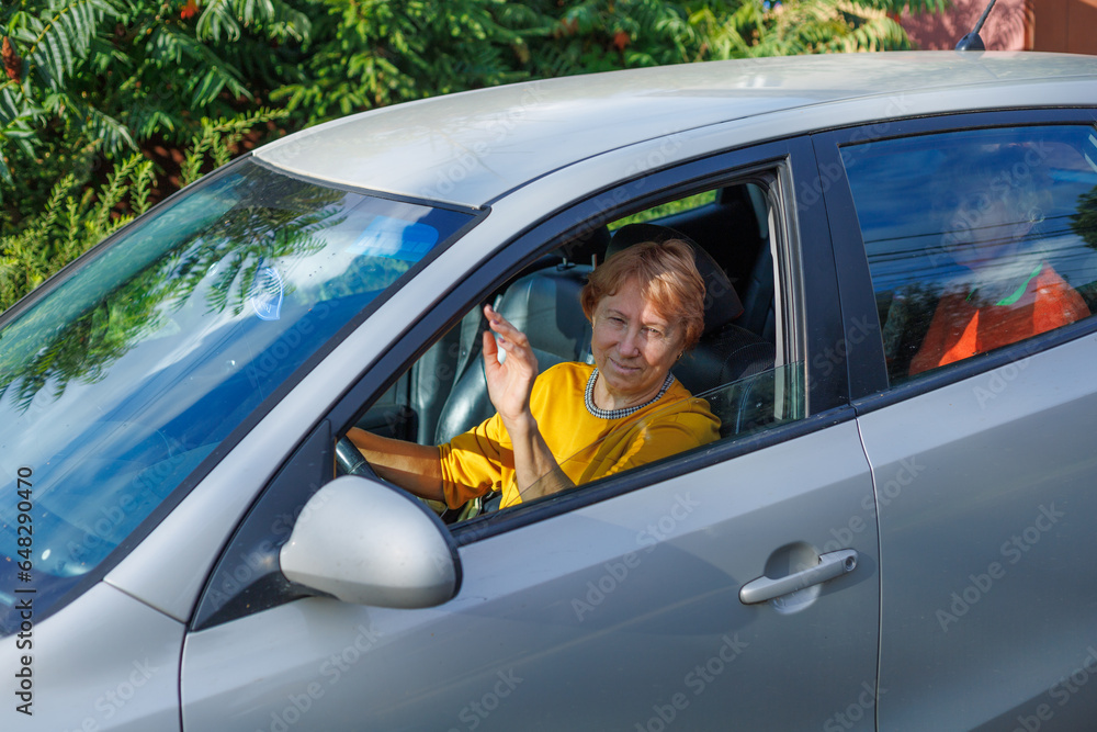 Friends, senior women and travel, adventure in city and happiness, freedom outdoor with smile. Happy, retirement and vacation in city. Domestic travel by car Friends, senior women and travel, adventure in city and happiness, freedom outdoor with smile. Happy, retirement and vacation in city. Domestic travel by car