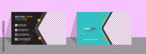  Business card,creative modern name card,Minimal Individual Business Card Layout,Personal visiting card with company logo,Vector,illustration. Stationery design
