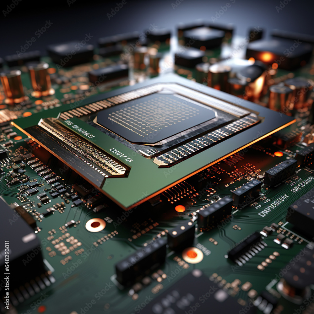 Detail of a newly made semiconductor integrated circuit Detail of a newly made semiconductor integrated circuit