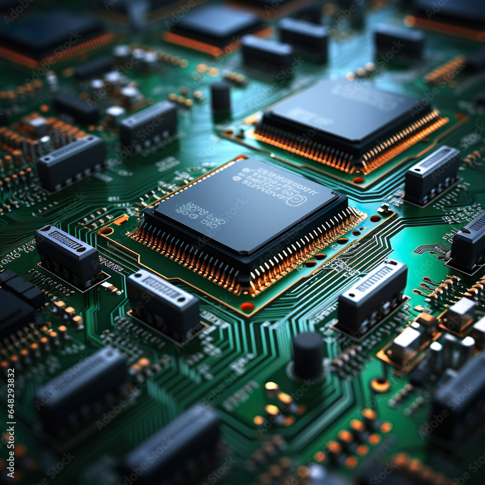 Detail of a newly made semiconductor integrated circuit Detail of a newly made semiconductor integrated circuit