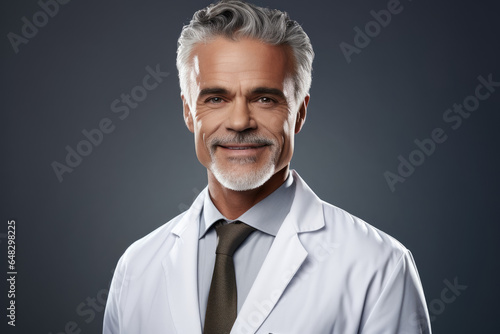 Medical professional wearing a white lab coat, representing healthcare and expertise