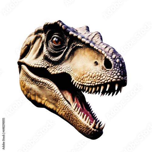 close up portrait of a dinosaur