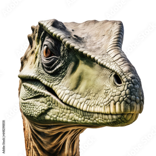 dinosaur head isolated on a white background