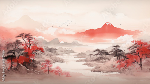 Ink-Redible Vistas: Abstract Landscape in Oriental Tradition © Martin Studio