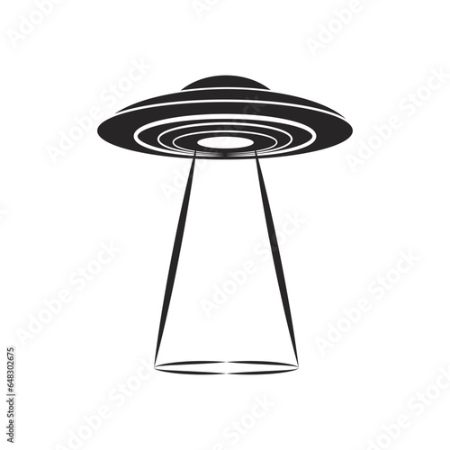 Alien, UFO, astronomy icon	