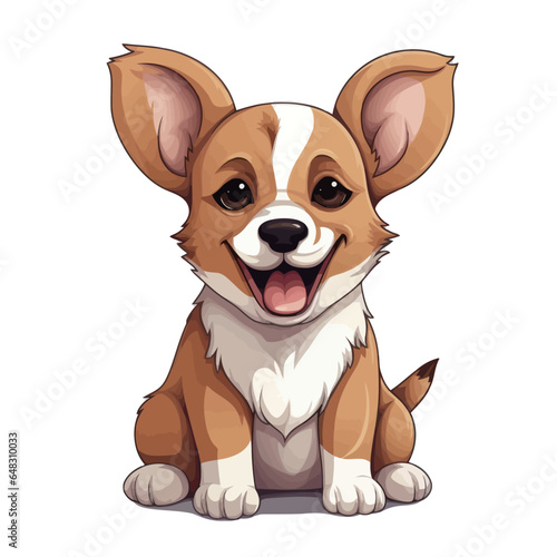Cute dogs vector collection for illustration sticker
