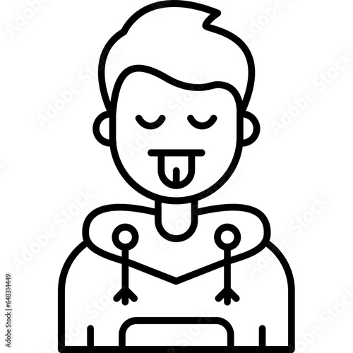 Cute Teenage Boy Icon