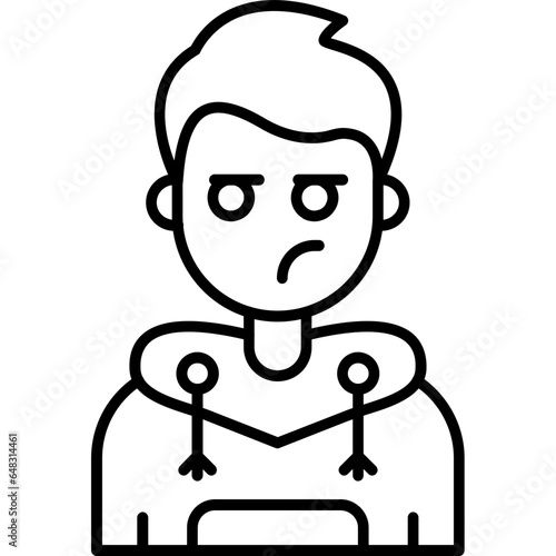 Liar Teenage Boy Icon