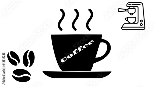 Coffee is Life - caffeine on a daily basis - drinking for good mood - enjoyment and quality of life through coffee