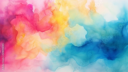 Watercolor Background - Abstract Watercolor Paper Textured Illustration