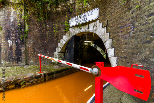 Entrance to the current Thomas Telford Harecastle Tunnel. photo