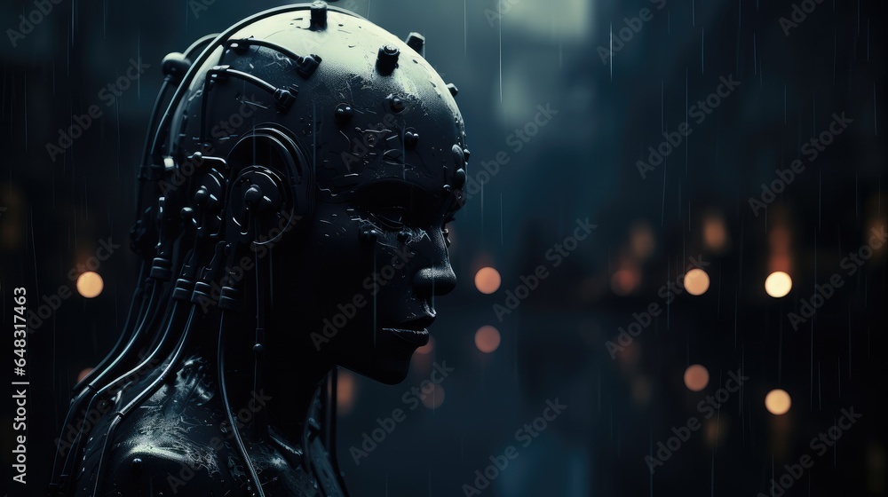 Dark industrial has roots of consciousness and meaning of end of world without human objects. Dark industrial has roots of consciousness and meaning of end of world without human objects.