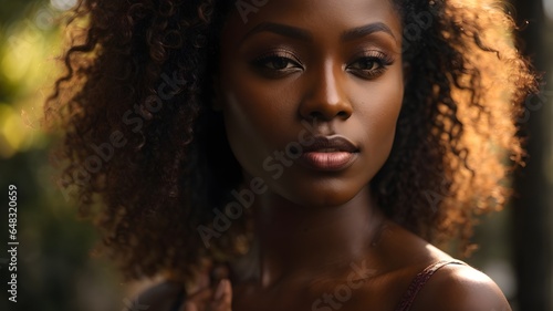 closeup of a beautiful Nigerian women closeup