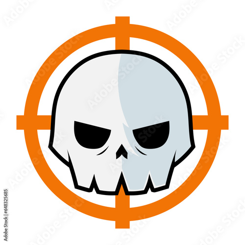 skull target head shot