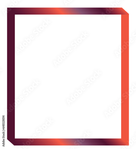 red frame border shiny