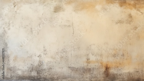 Texture of beige rubbed concrete or cement wall  background   Generative AI