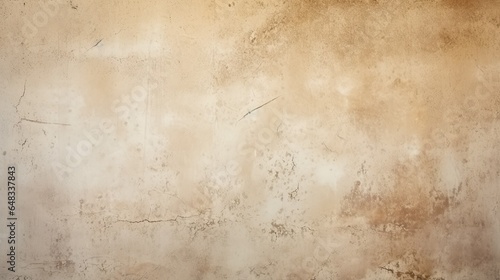 Texture of beige rubbed concrete or cement wall, background | Generative AI