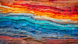 色彩のストラタ、世界に広がるジオパークの壮大な地層パノラマ
