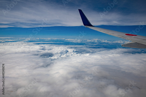 飛行機から見た雲