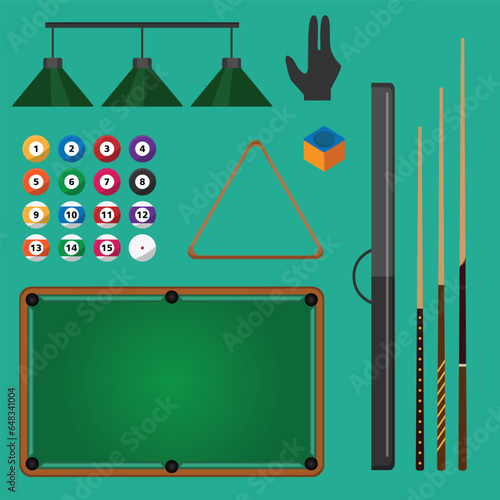 billiard game set