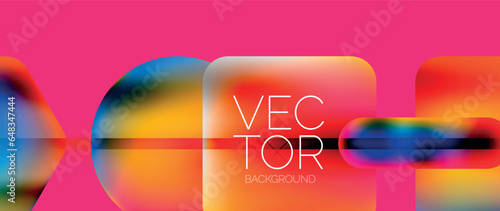 Geometric minimalist abstract vector background
