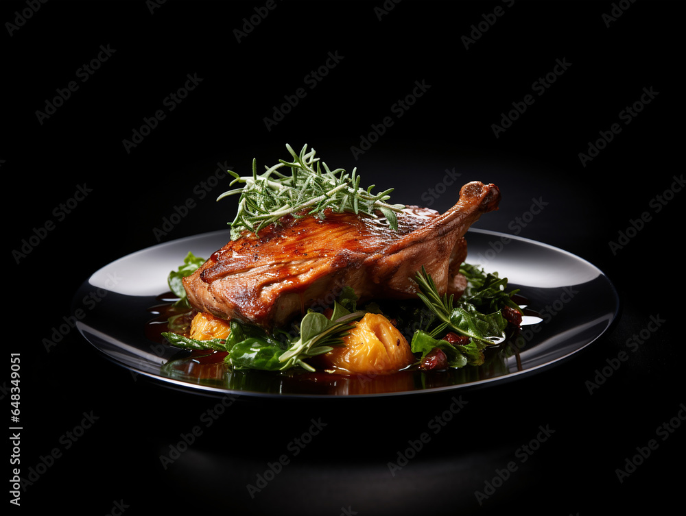 Duck confit is a classic French dish that involves slow-cooking duck legs in their own fat until they become tender, flavorful, and rich. Duck confit is a classic French dish that involves slow-cooking duck legs in their own fat until they become tender, flavorful, and rich.