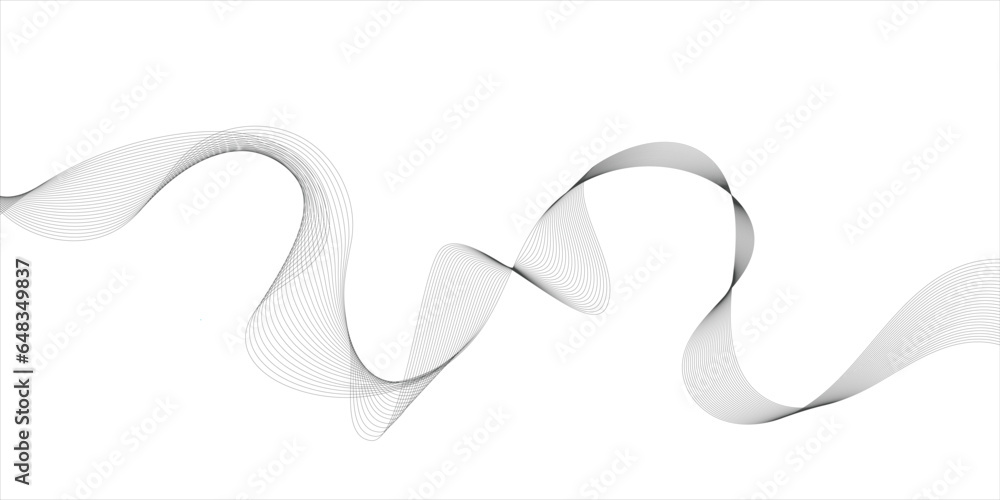 Abstract wave element for design. Digital frequency track equalizer. Stylized line art background. Vector illustration. Wave with lines created using blend tool. Curved wavy line, smooth stripe. Abstract wave element for design. Digital frequency track equalizer. Stylized line art background. Vector illustration. Wave with lines created using blend tool. Curved wavy line, smooth stripe.