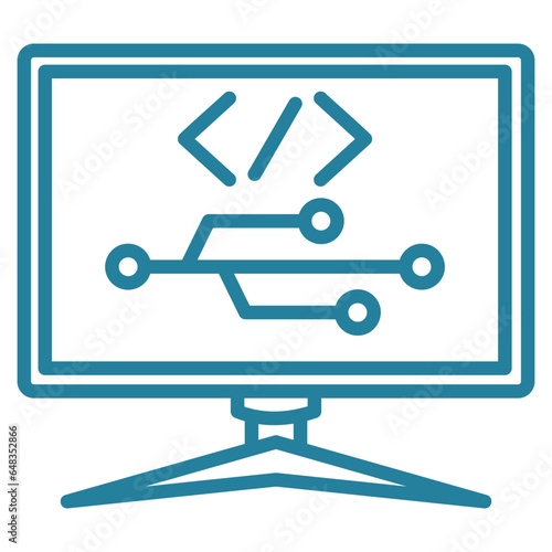 Computer Code Icon