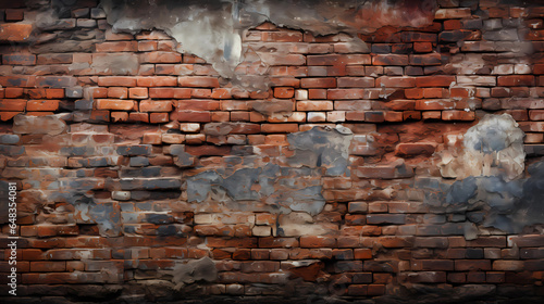 Red bricks background texture