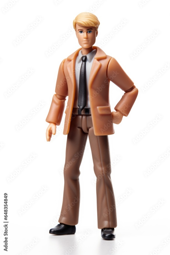 A businessman action figure plastic toy