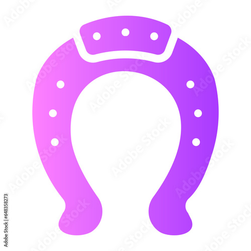 horse shoe Gradient icon photo