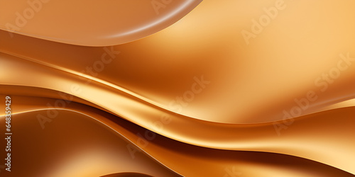 Gold Satin Backdrop . Luxurious Gold Satin Background . A golden silk fabric with a black background.